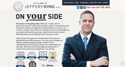 Desktop Screenshot of jeffkinglaw.com