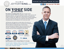 Tablet Screenshot of jeffkinglaw.com